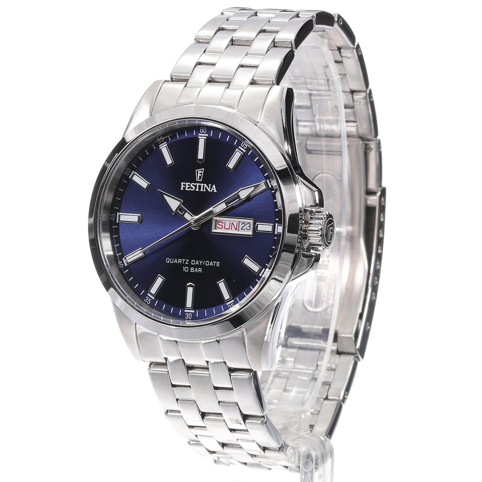 Festina F20357-3 Classic Classic Bracelet zegarek męski klasyczny mineralne