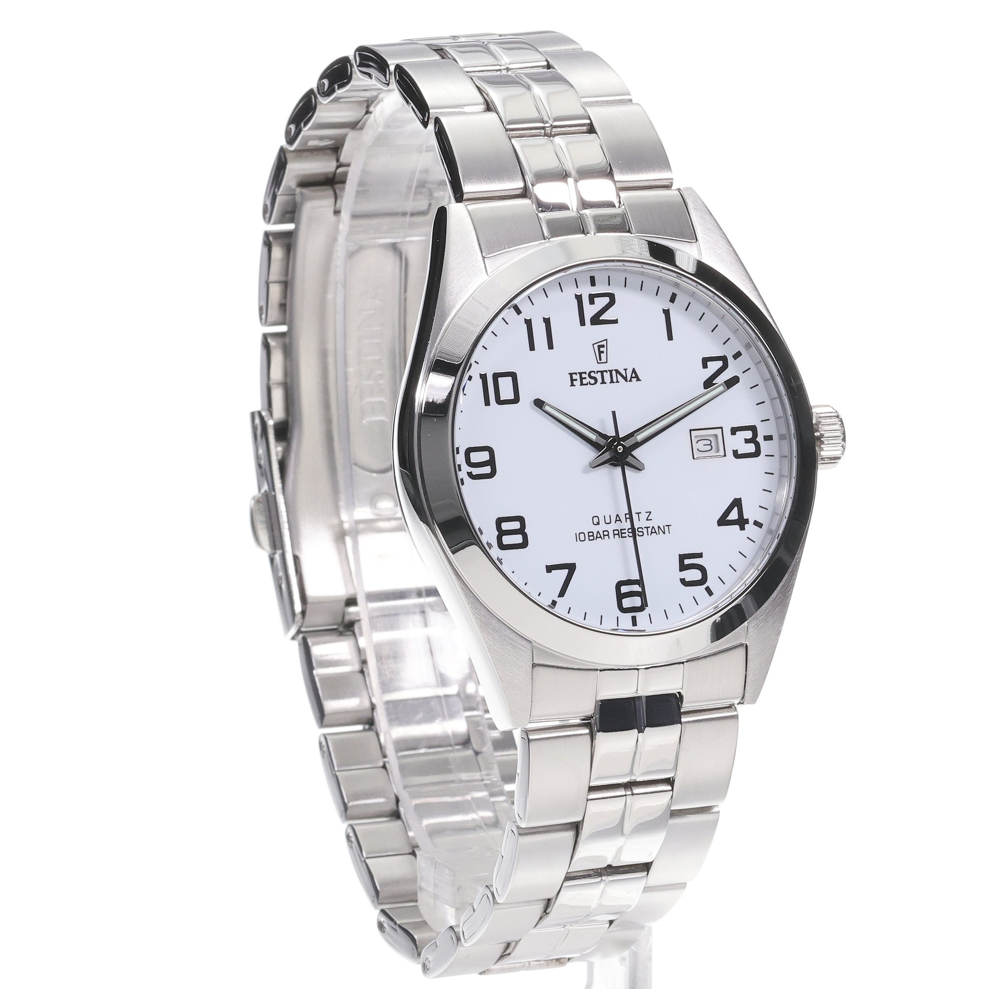 Festina F20437-1 męski zegarek Classic bransoleta