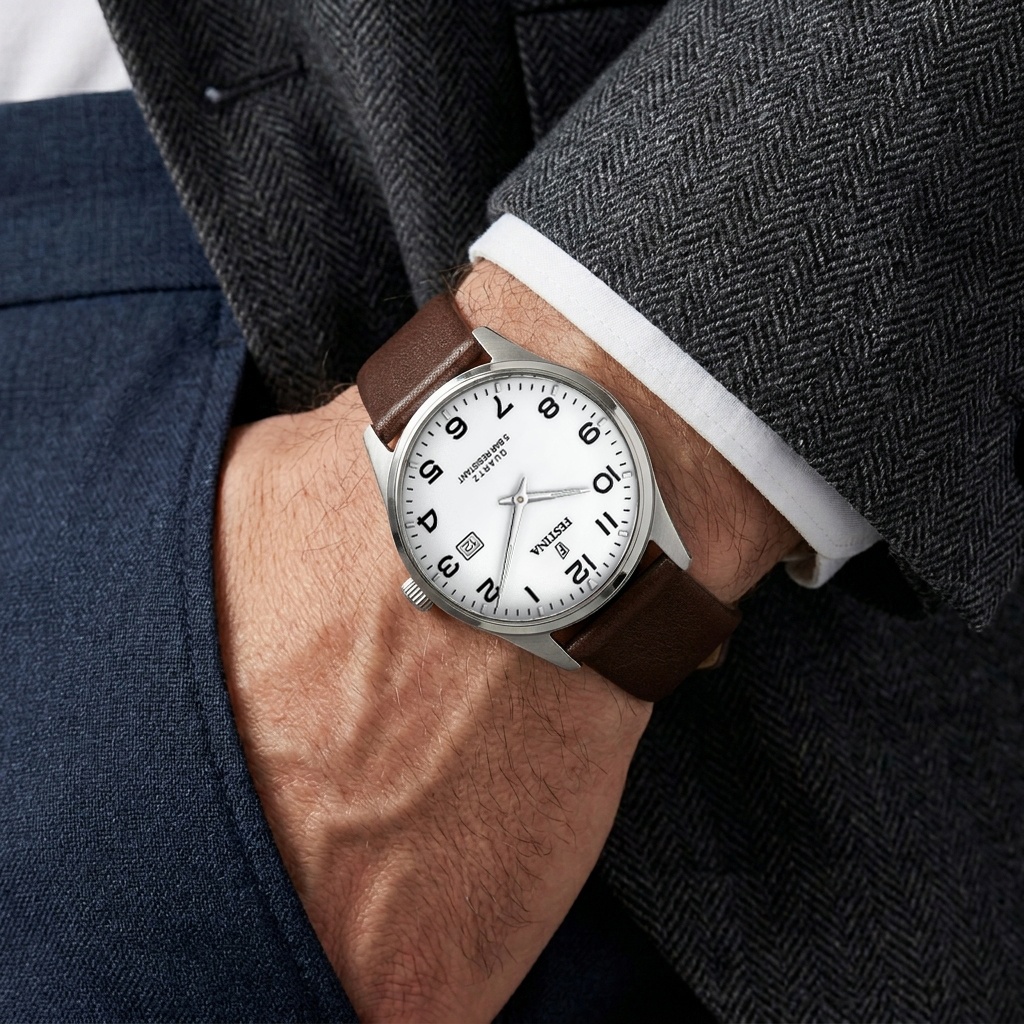 Festina F20512-1 męski zegarek Classic pasek