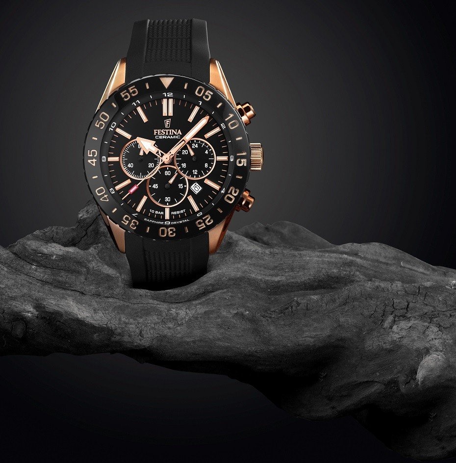 Festina F20516-2 zegarek męski Chronograf - miniatura 2