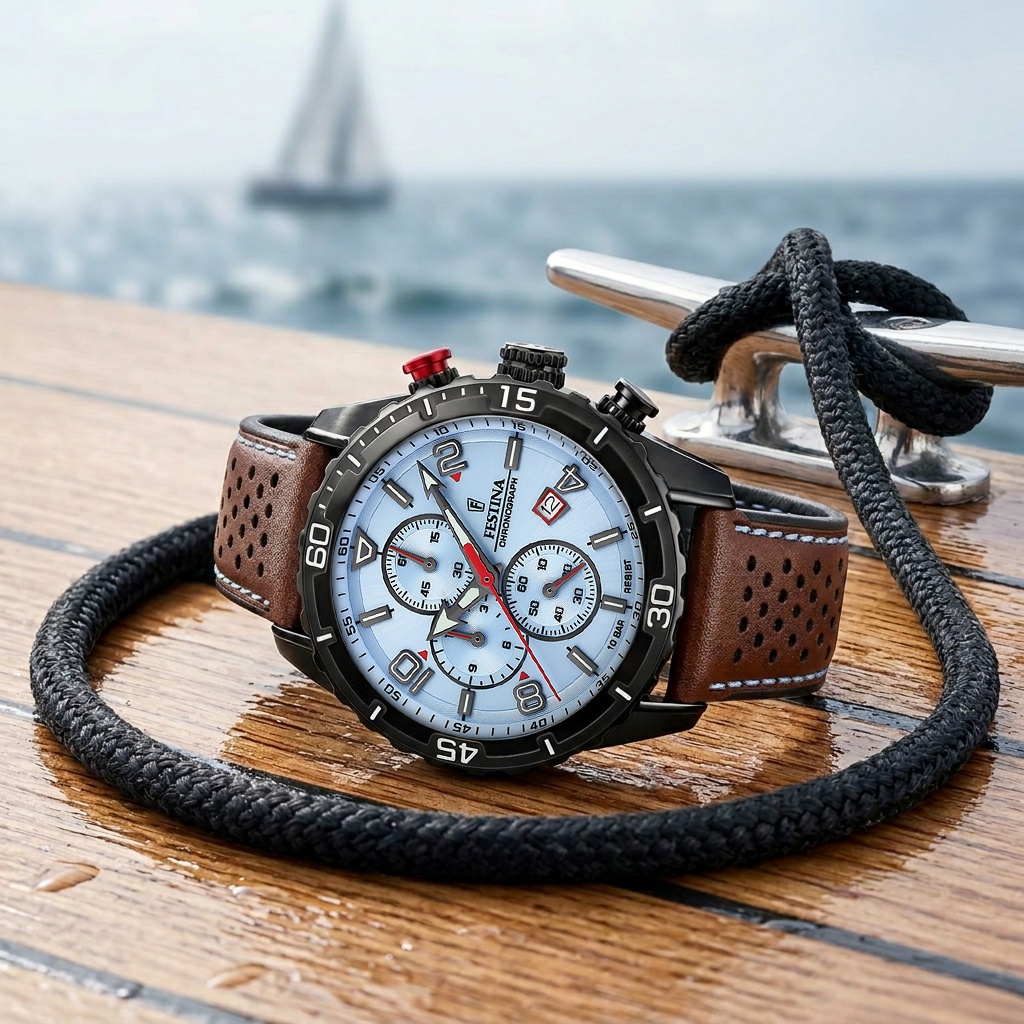 Festina F20519-1 zegarek męski Chronograf - miniatura 2