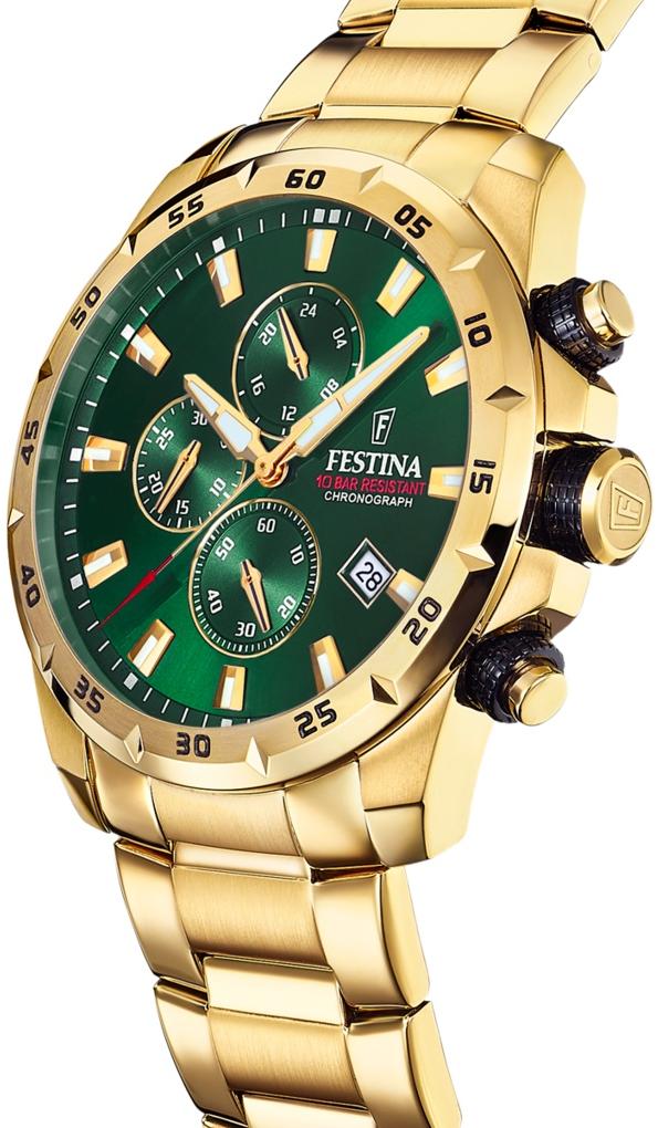 Festina F20541-3 zegarek męski sportowy Chronograf bransoleta - miniatura 7