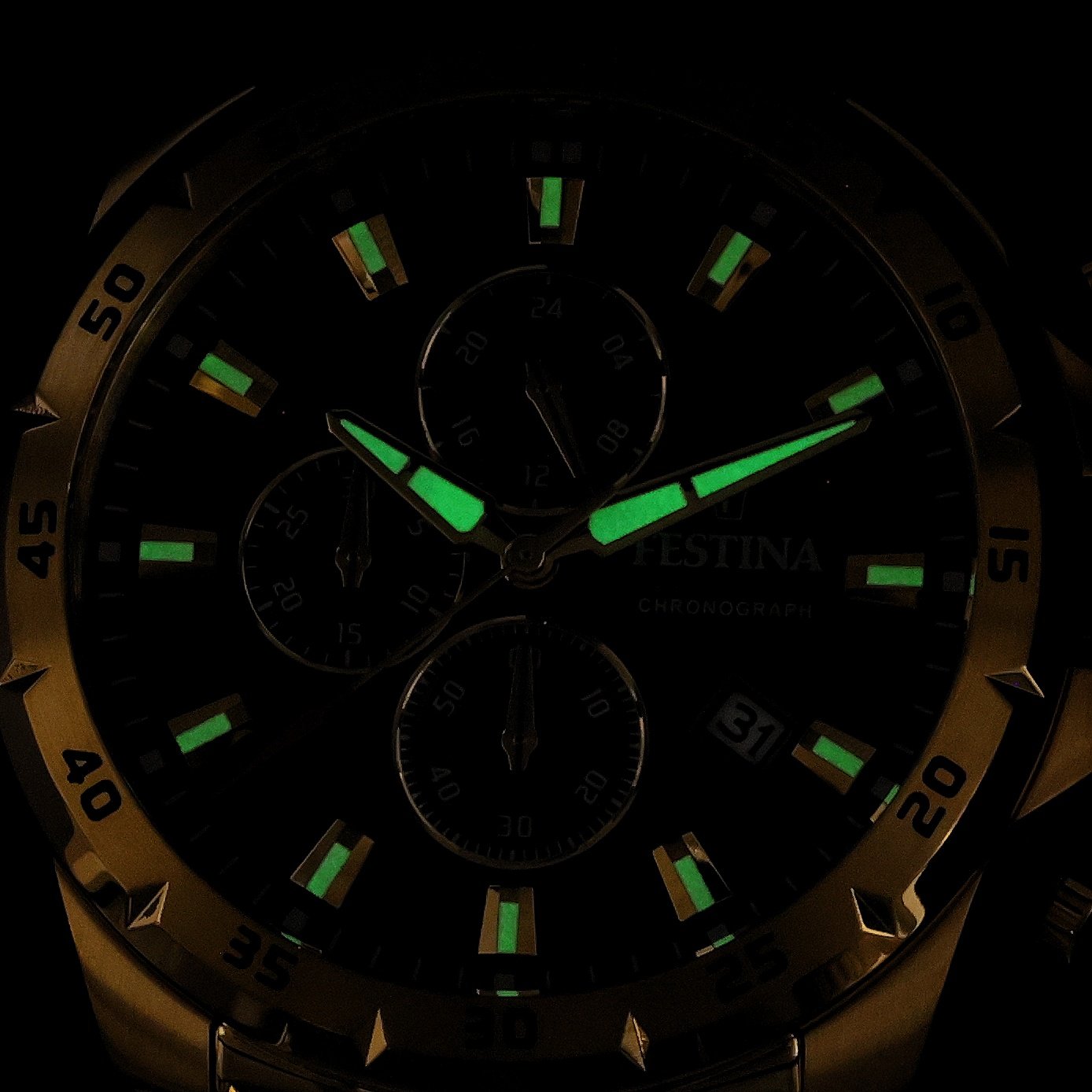 Festina F20541-4 Chrono Sport Chronograf sportowy zegarek złoty