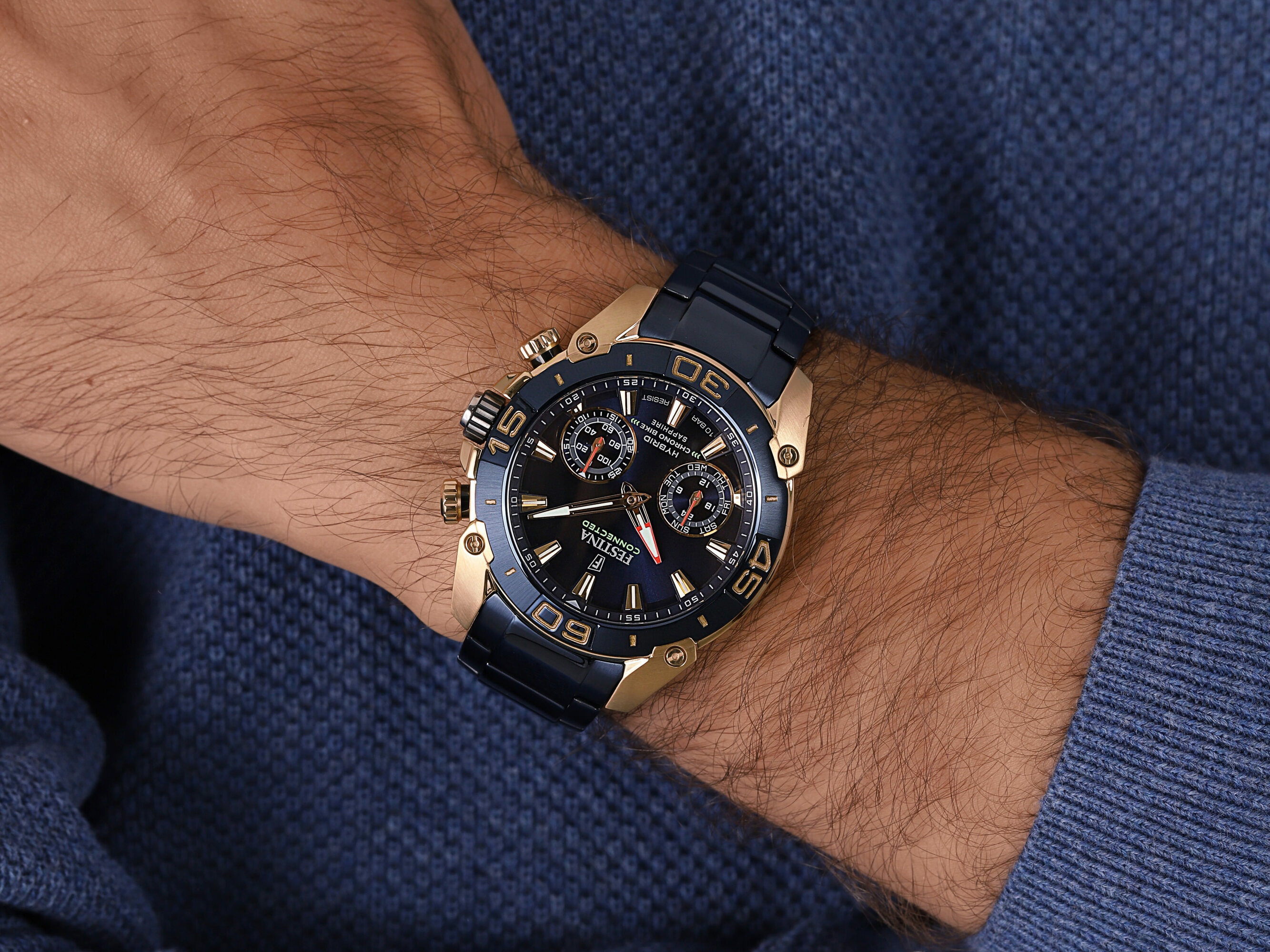 Festina F20547-1 smartwatch męski sportowy Connected bransoleta - miniatura 8