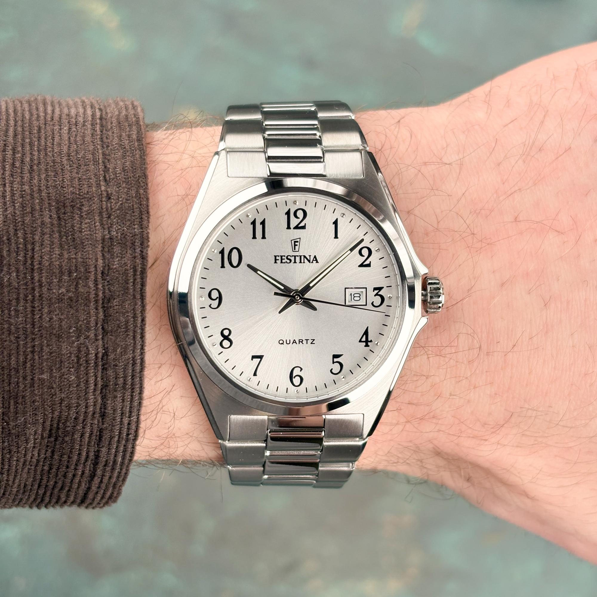 Festina F20552-1 Classic Classic zegarek męski klasyczny mineralne - miniatura 8