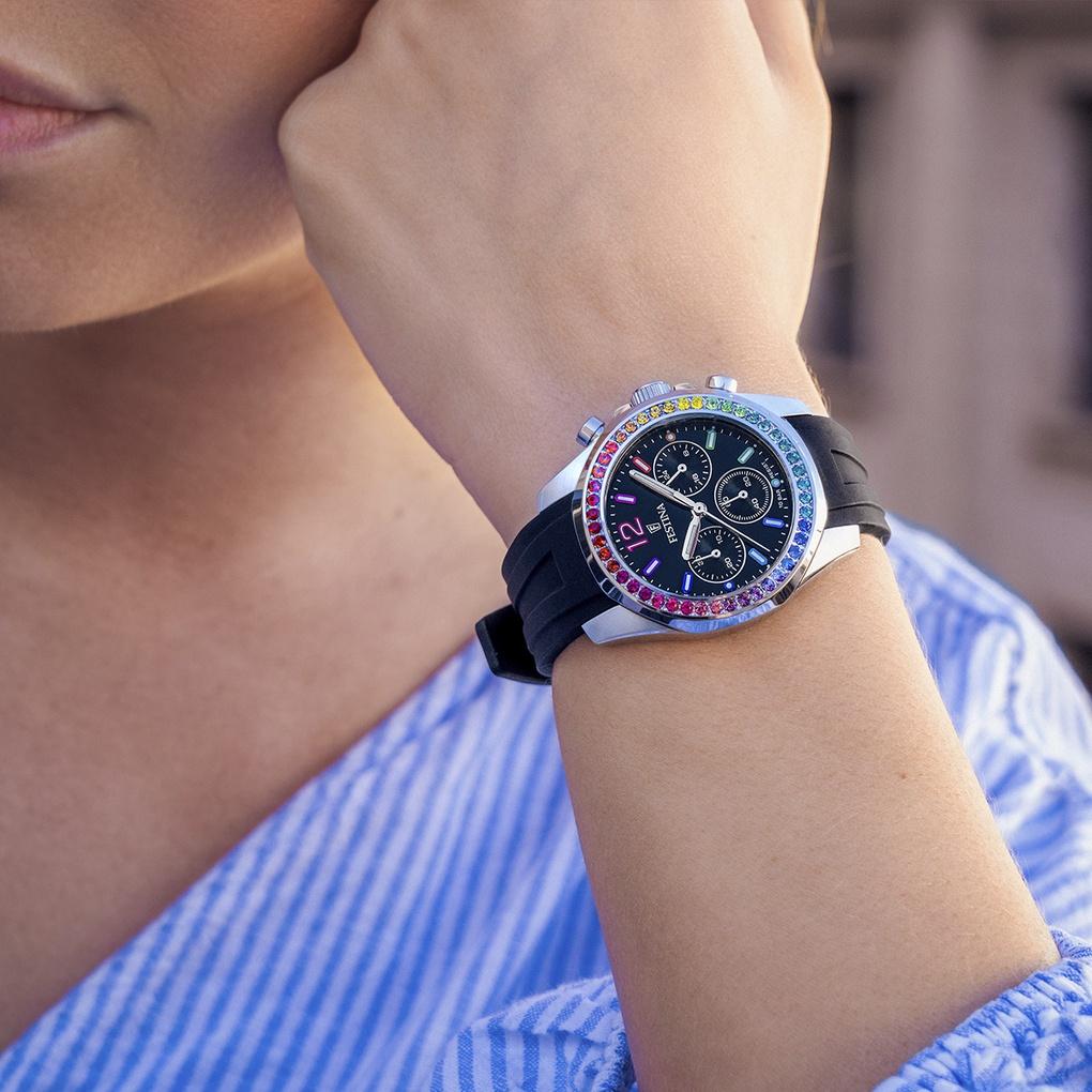 Festina F20610-3 Boyfriend Rainbow Chronograph zegarek sportowy Boyfriend - miniatura 3