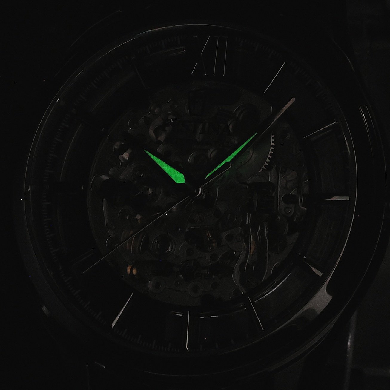 Festina F20632-1 Automatic Skeleton Sapphire Automatic klasyczny zegarek czarny - miniatura 5