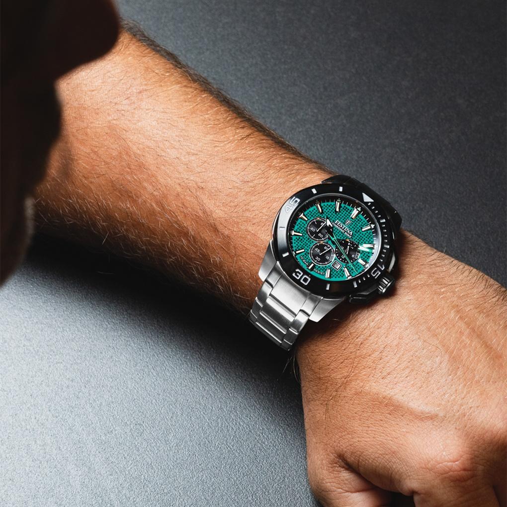 Festina F20641-3 Chrono Bike Chrono Bike zegarek męski sportowy mineralne utwardzane - miniatura 8