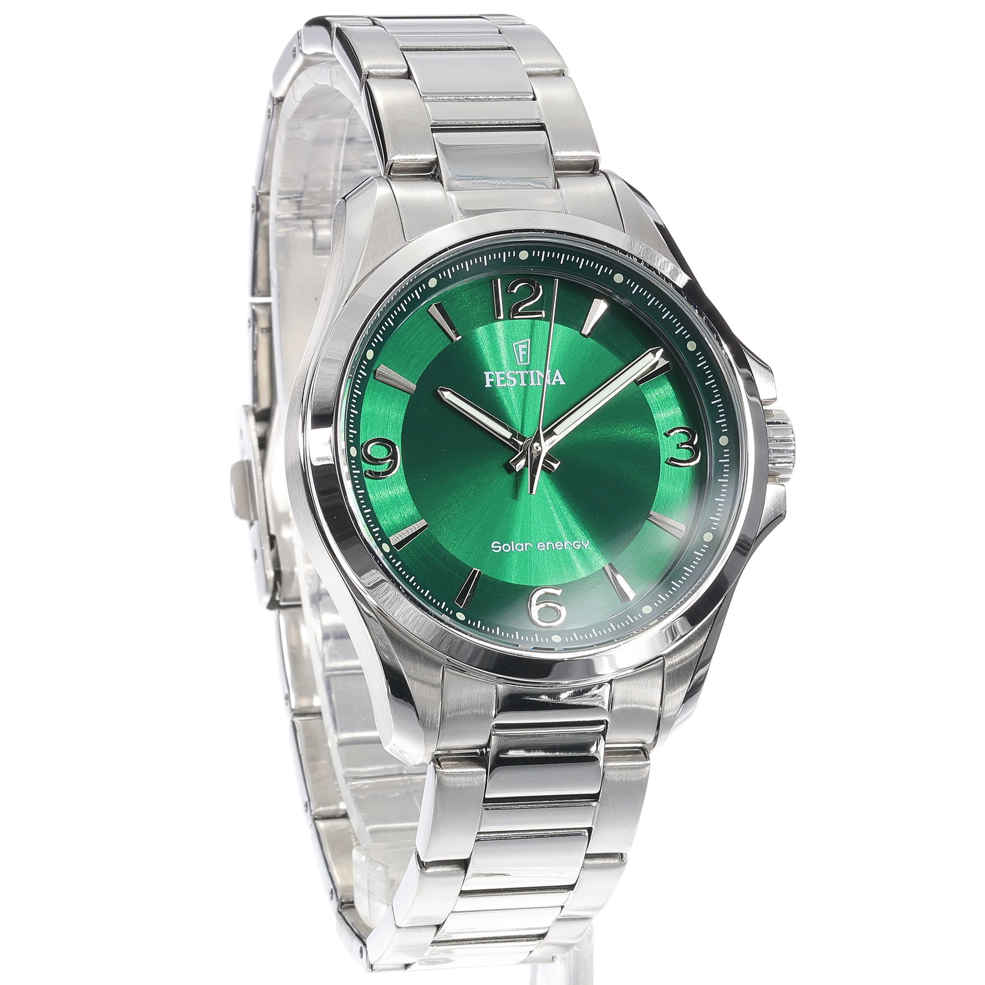 Festina F20656-3 męski zegarek Solar Energy bransoleta - miniatura 3