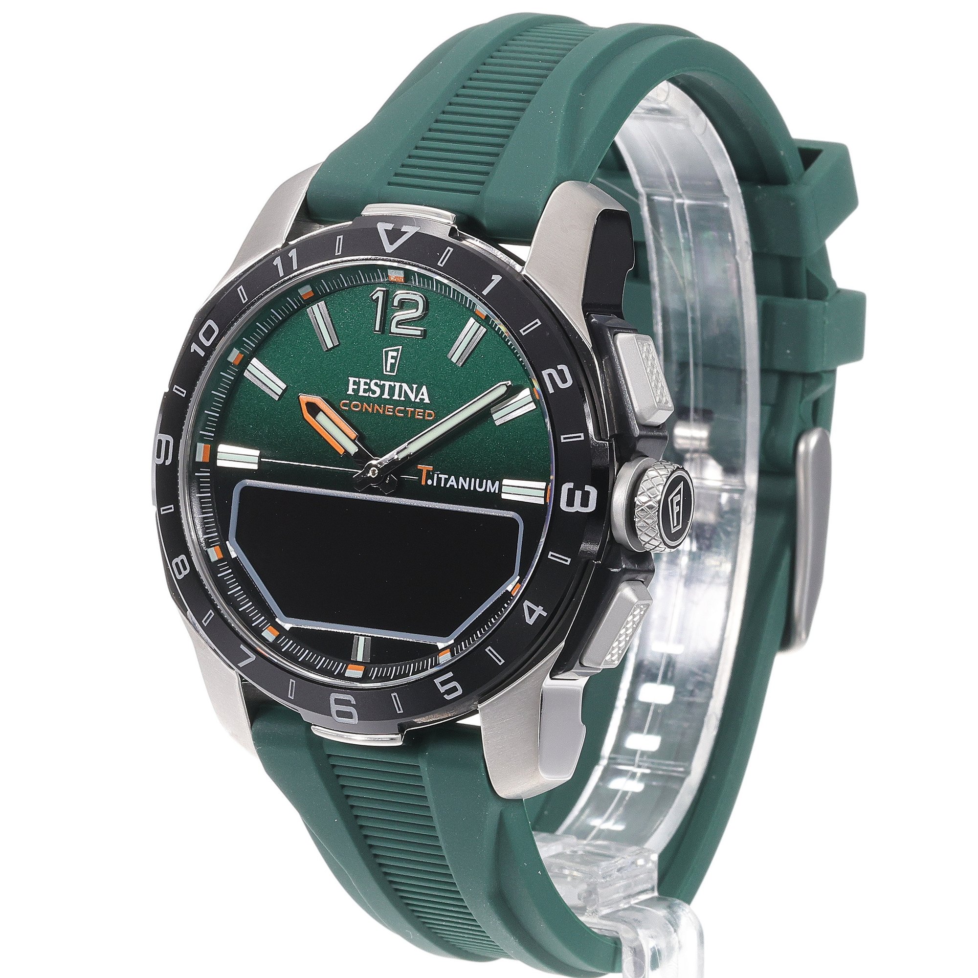 Festina F23000-2 Connected Connected Titanium smartwatch męski sportowy szafirowe - miniatura 2