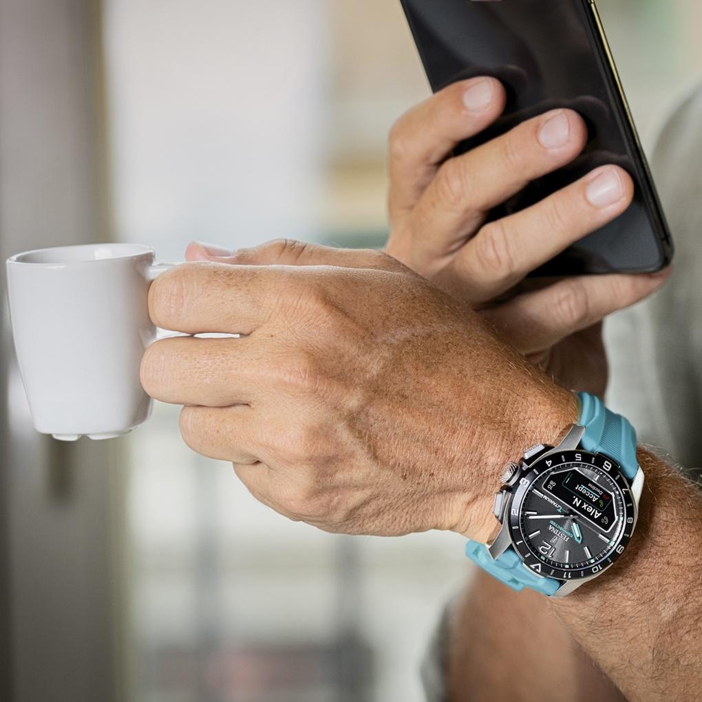 Festina F23000-5 smartwatch męski sportowy Connected pasek - miniatura 10