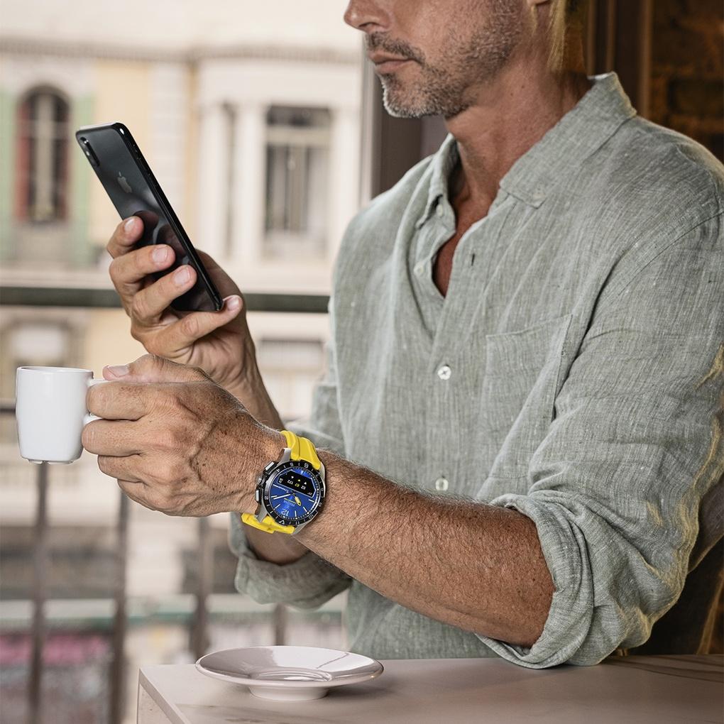 Festina F23000-8 Connected Titanium Connected sportowy smartwatch szary