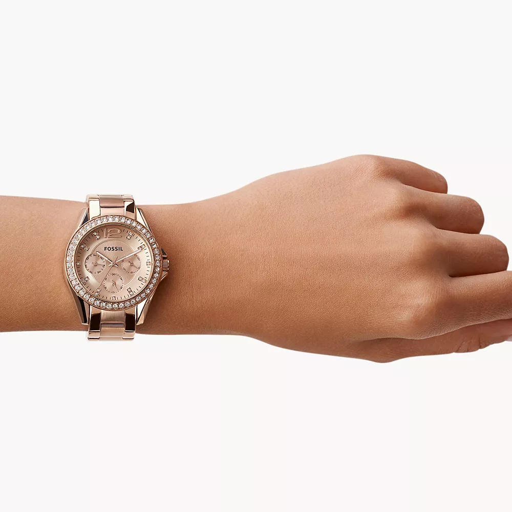 Fossil ES2811 Riley RILEY zegarek damski fashion-modowy mineralne - miniatura 4
