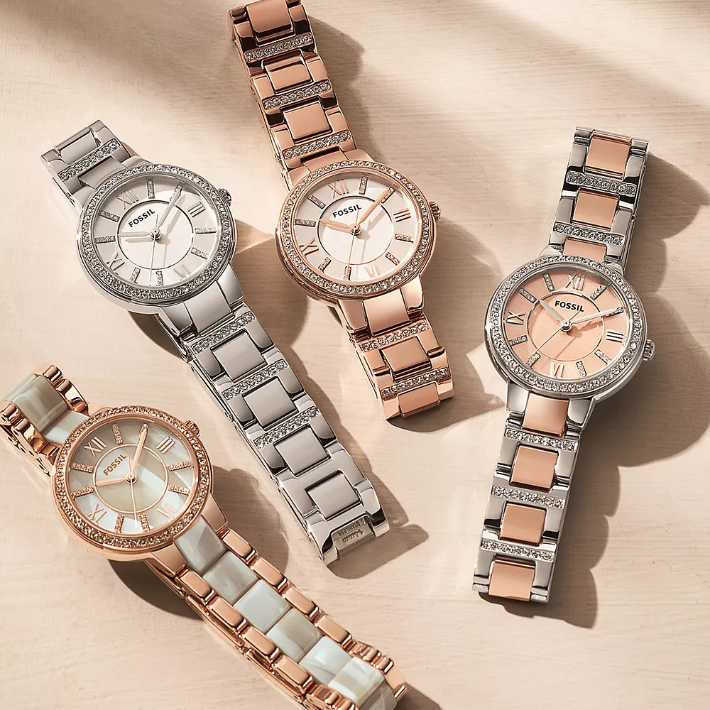 Fossil ES3282 Virginia VIRGINIA zegarek damski fashion-modowy mineralne - miniatura 5
