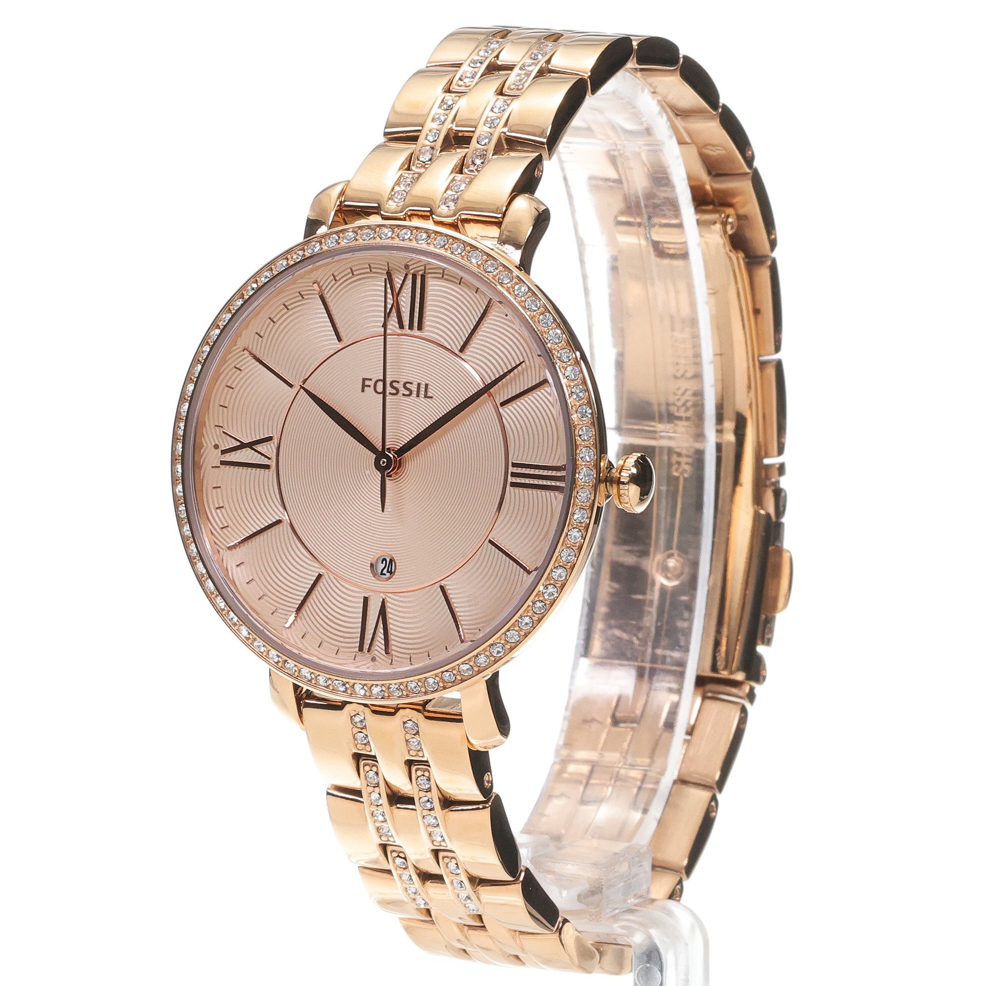 Fossil ES3546 zegarek damski Jacqueline różowe złoto - miniatura 2