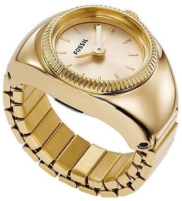 Fossil ES5246 Fossil w formie pierścionka w złotym kolorze - miniatura 1