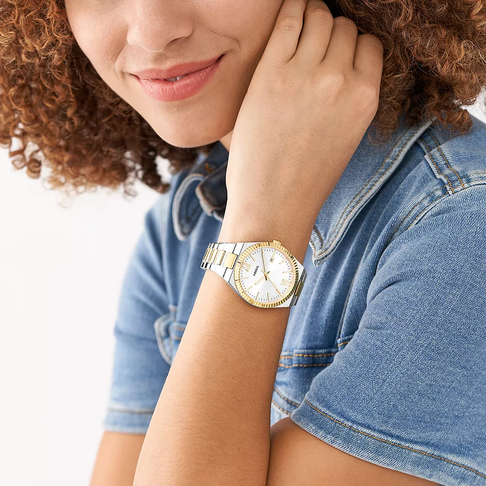 SCARLETTE Bicolor Stainless Steel 38mm Fossil ES5259 - hover