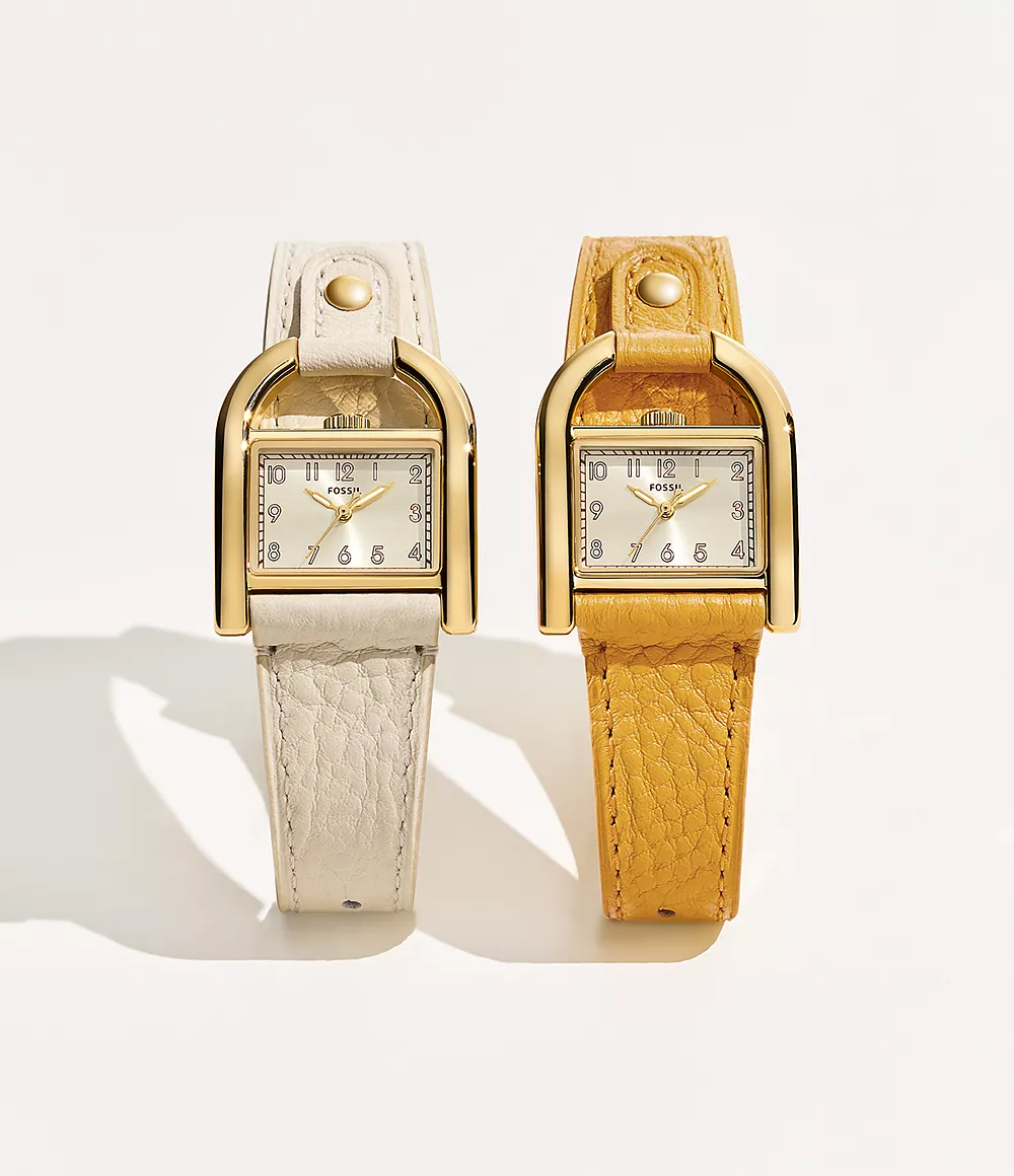 Fossil ES5280 zegarek złoty fashion-modowy Damskie pasek - miniatura 9