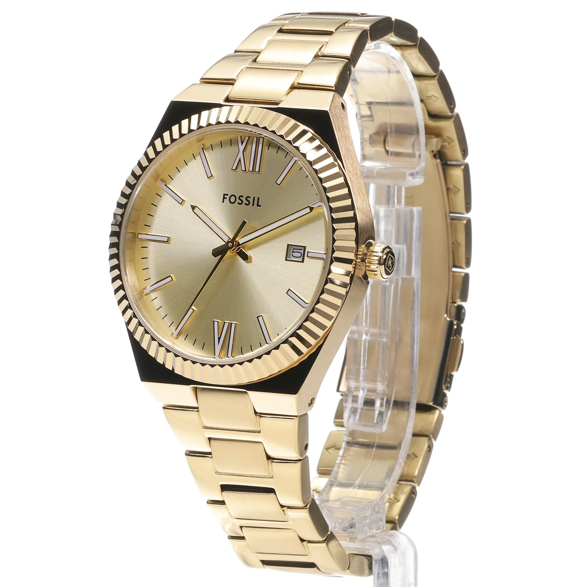 Fossil ES5299 Damskie SCARLETTE Gold Stainless Steel 38mm zegarek damski klasyczny mineralne - miniatura 2