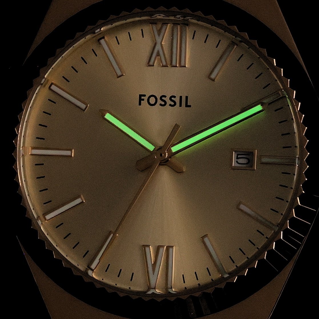 Fossil ES5299 SCARLETTE Gold Stainless Steel 38mm Damskie klasyczny zegarek złoty - miniatura 5