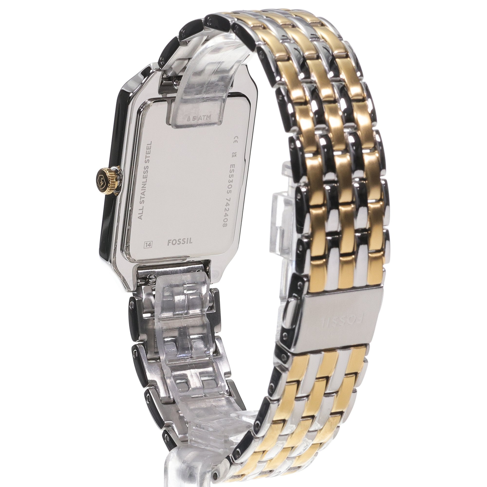 Fossil ES5305 zegarek srebrny klasyczny Damskie bransoleta - miniatura 4