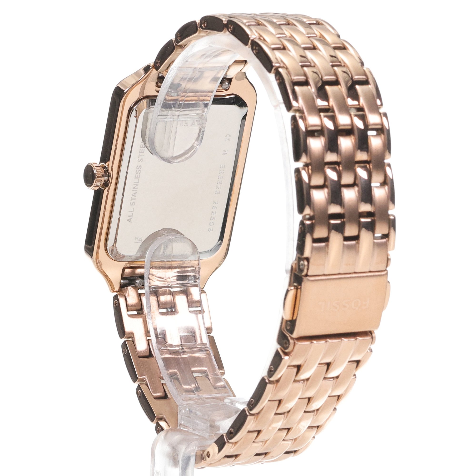 Fossil ES5323 Damskie RAQUEL Rose Gold Stainless Steel 26mm zegarek damski klasyczny mineralne
