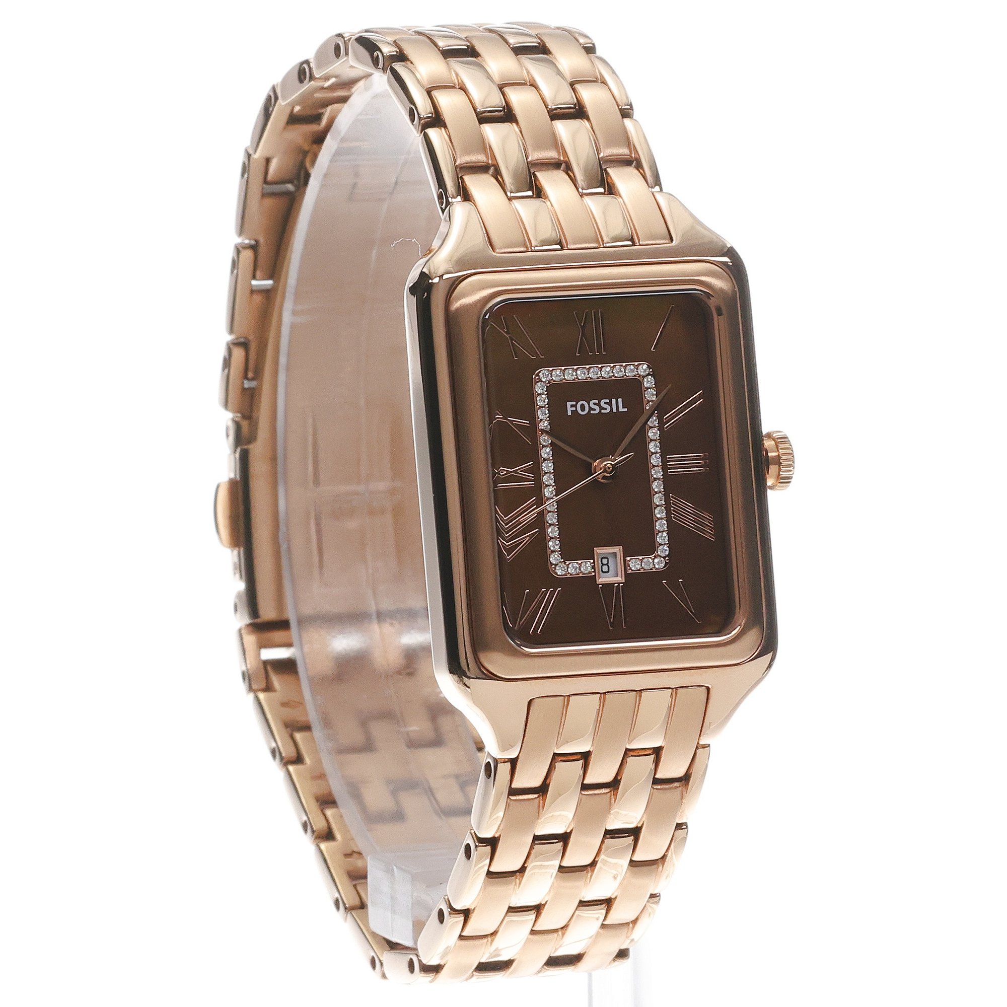 Fossil ES5323 Damskie RAQUEL Rose Gold Stainless Steel 26mm zegarek damski klasyczny mineralne