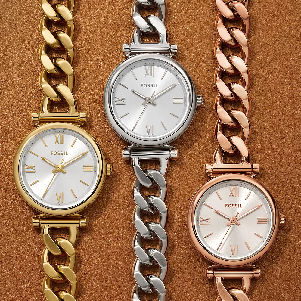 Fossil ES5330 zegarek różowe złoto fashion-modowy Damskie bransoleta - miniatura 9