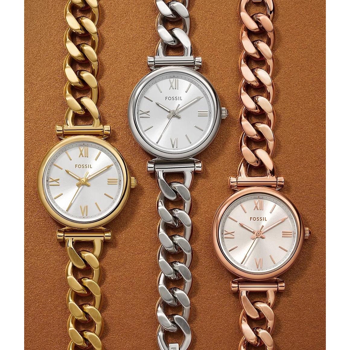 Fossil ES5331 zegarek srebrny fashion-modowy Damskie bransoleta - miniatura 8