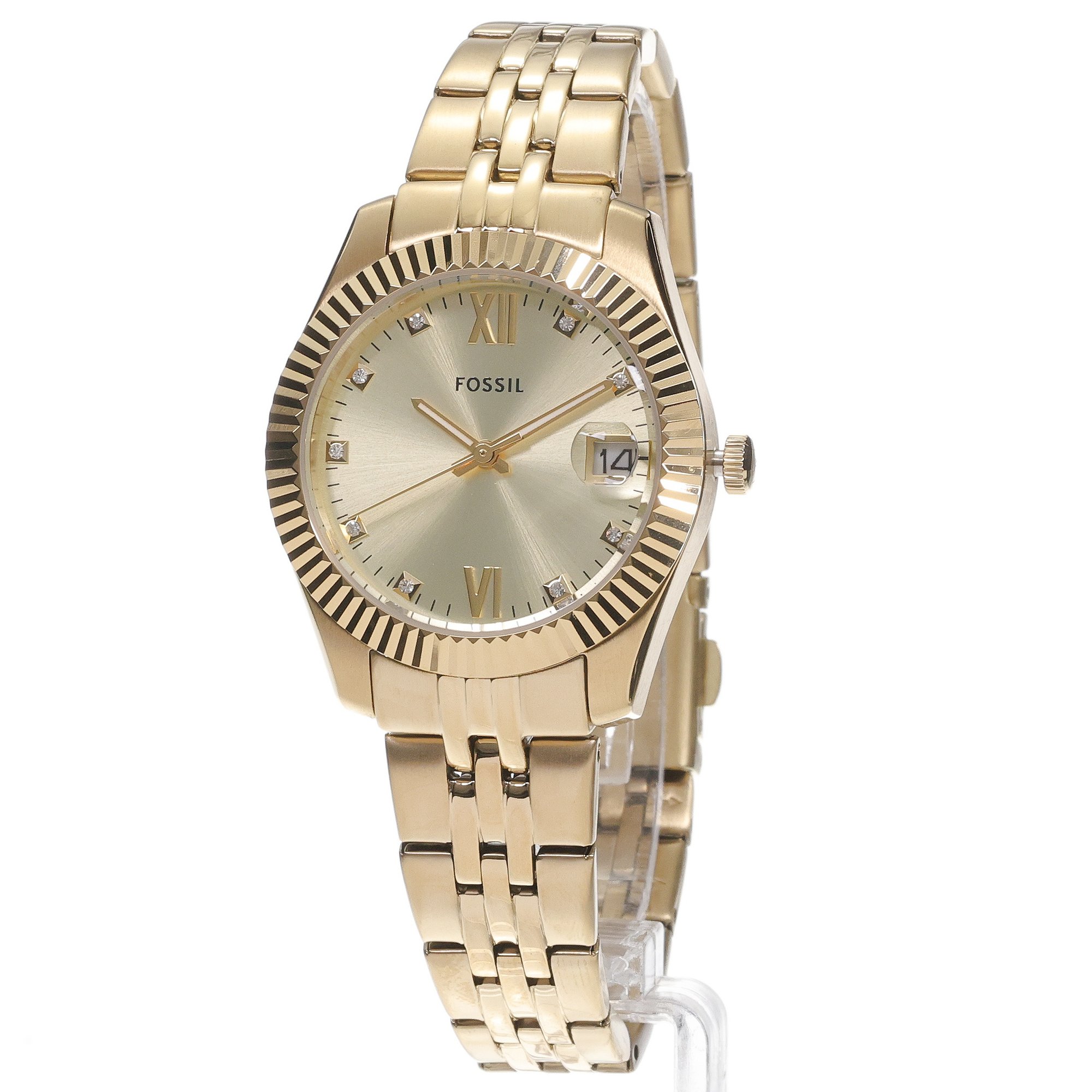 Fossil ES5338 Damskie SCARLETTE Gold Stainless Steel 32mm zegarek damski fashion-modowy mineralne - miniatura 2