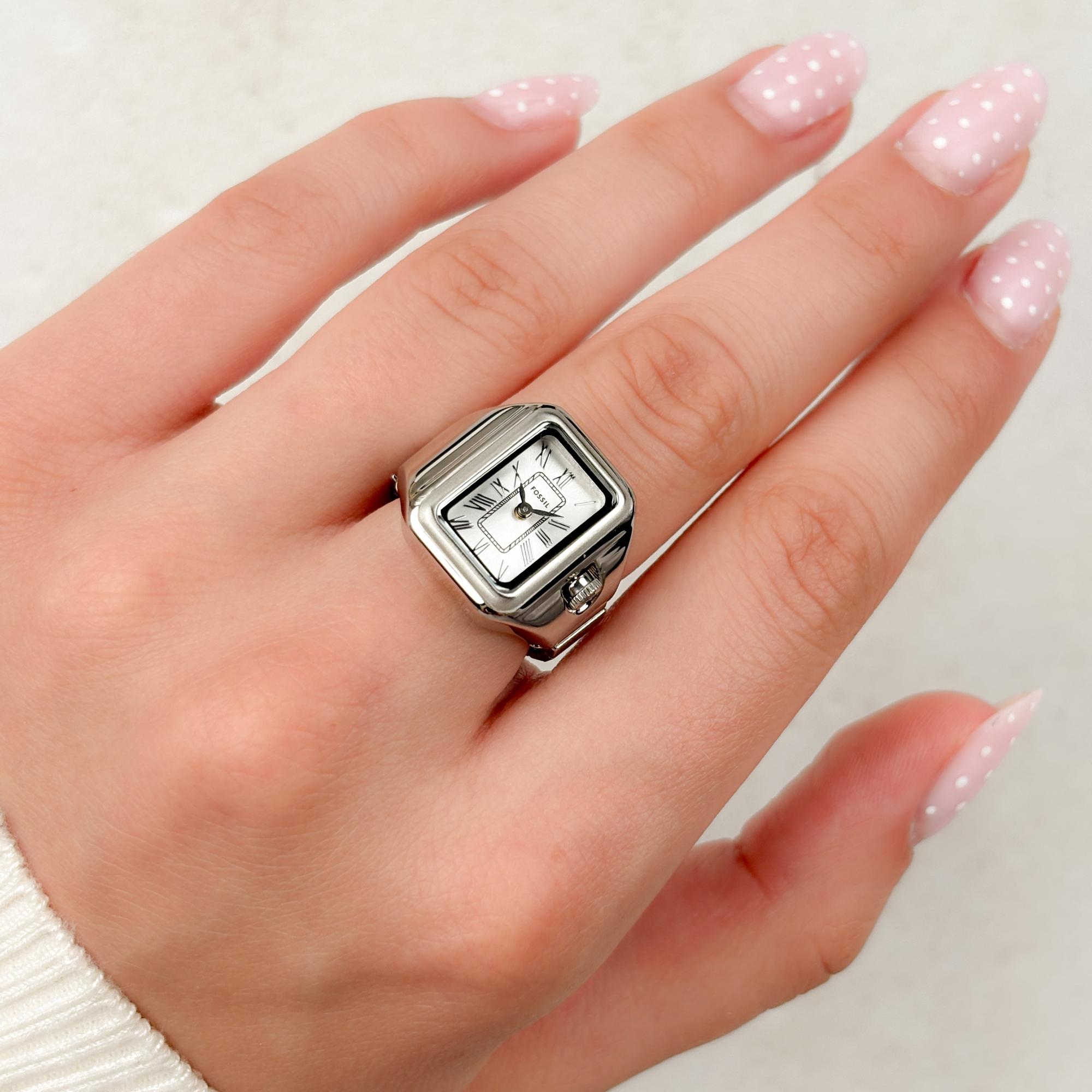 Fossil ES5344 Fossil Ring Stainless Steel 14mm zegarek damski mineralne - miniatura 8
