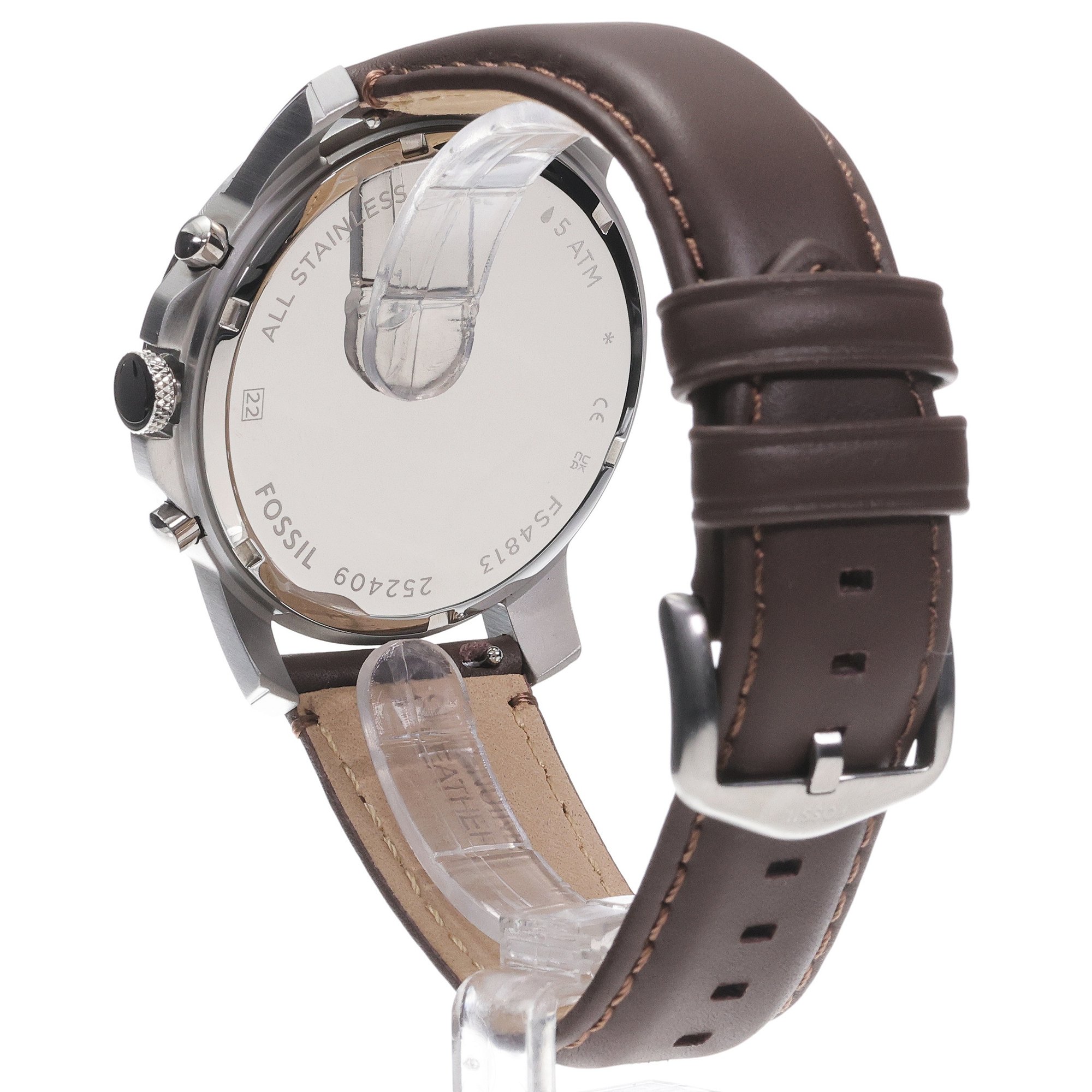 Fossil FS4813 zegarek męski fashion-modowy Grant pasek - miniatura 4