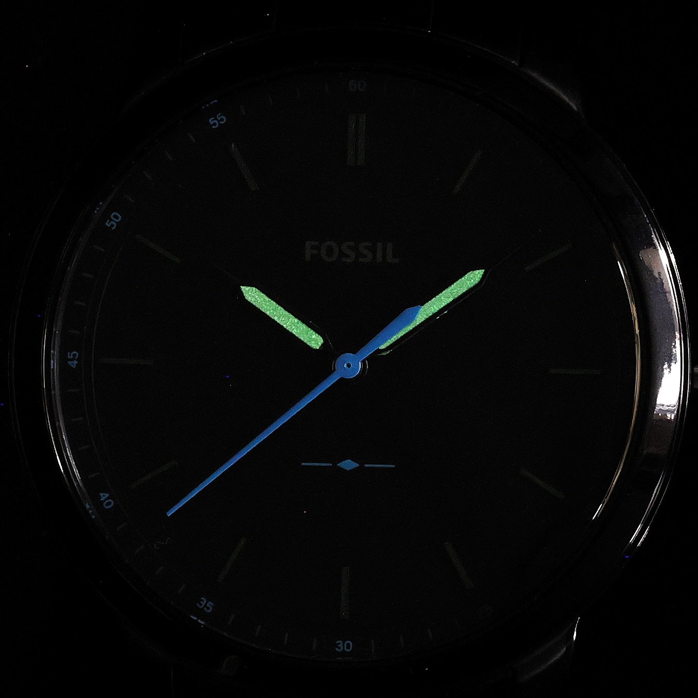 Fossil FS5308 THE MINIMALIST 3H The Minimalist klasyczny zegarek czarny - miniatura 5