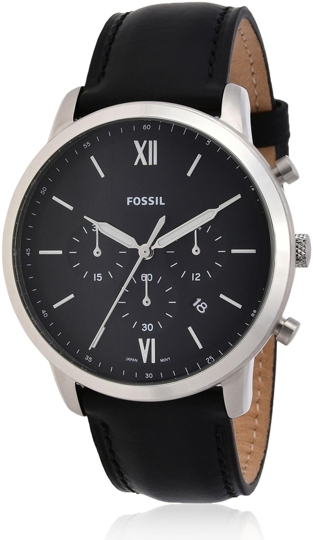 Fossil FS5452 zegarek srebrny klasyczny Neutra pasek - miniatura 3