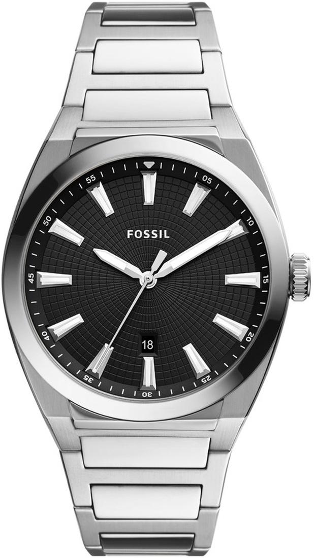 EVERETT 3H Stainless Steel 42mm Fossil FS5821 