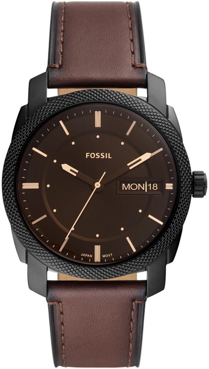 MACHINE Brown Leather Strap 42mm Fossil FS5901 