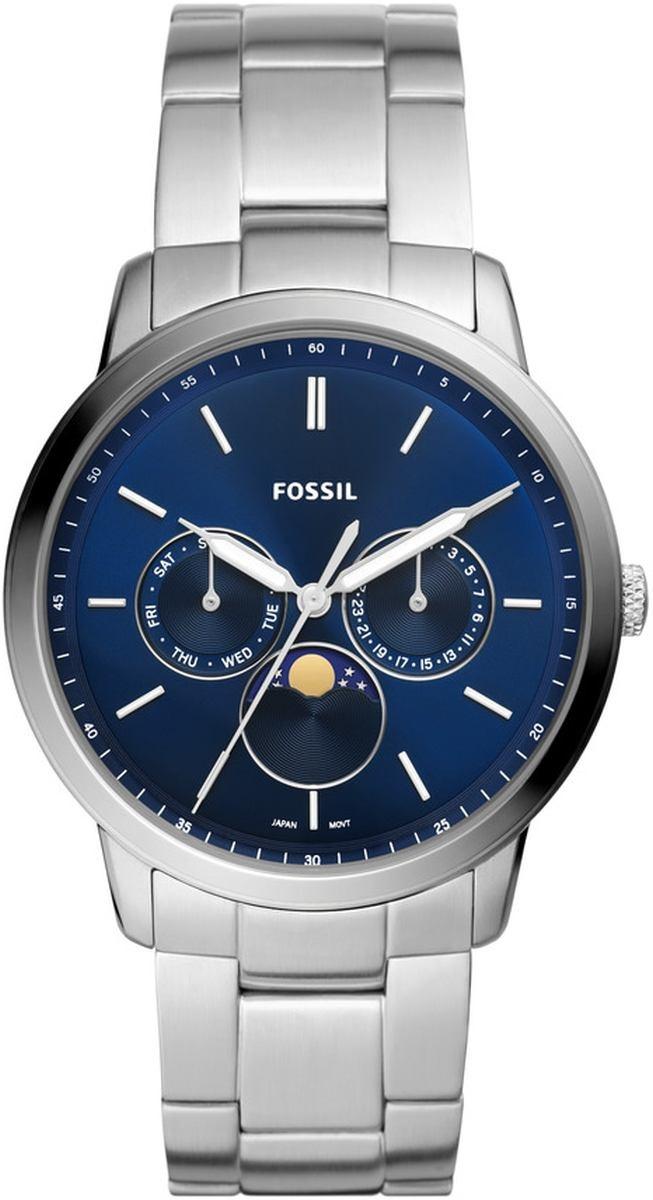 NEUTRA MINIMALIST Moonphase Stainless Steel 42mm Fossil FS5907 