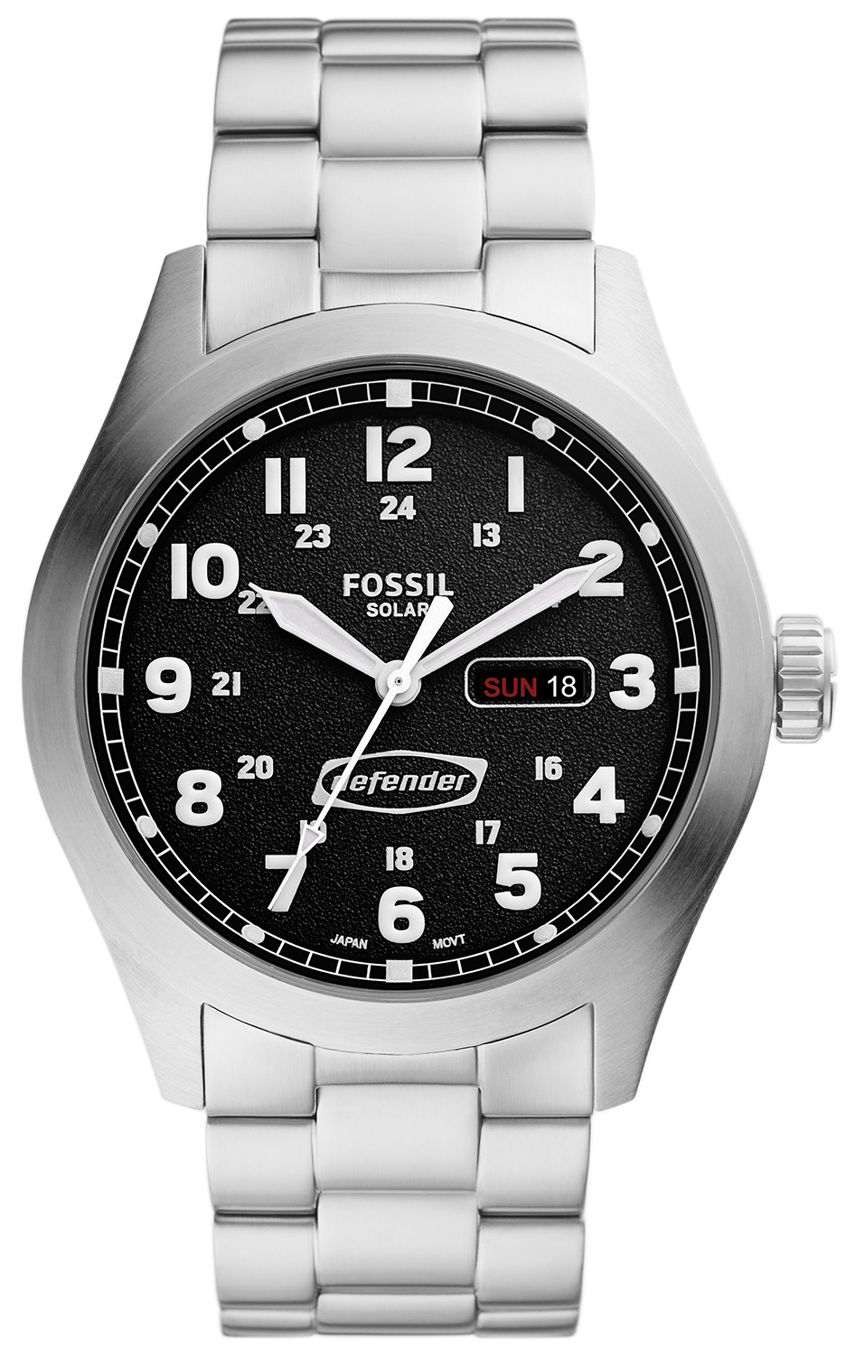 DEFENDER Solar Stainless Steel 46mm Fossil FS5976 