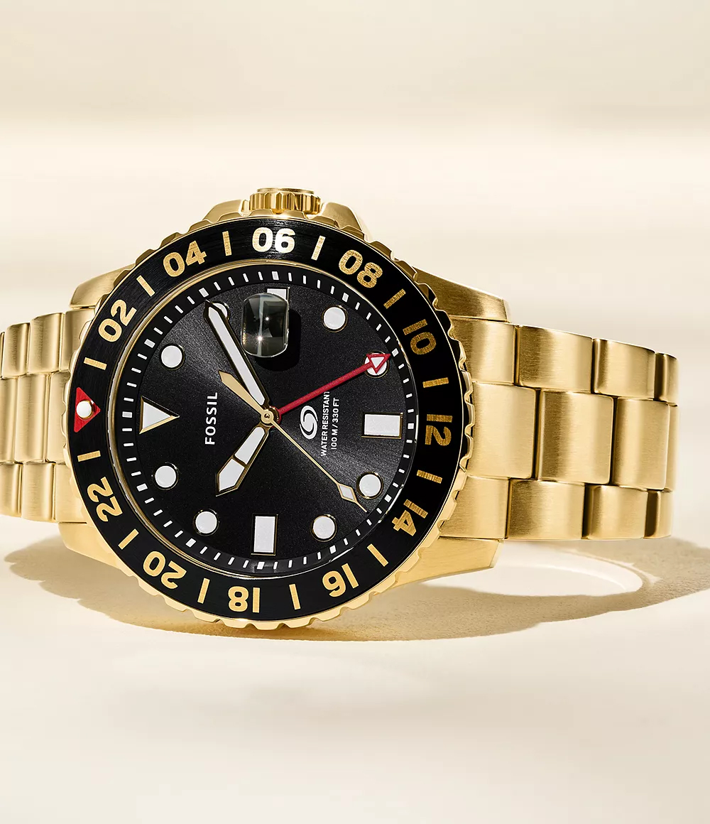 Fossil FS5990 zegarek złoty klasyczny Męskie bransoleta - miniatura 9