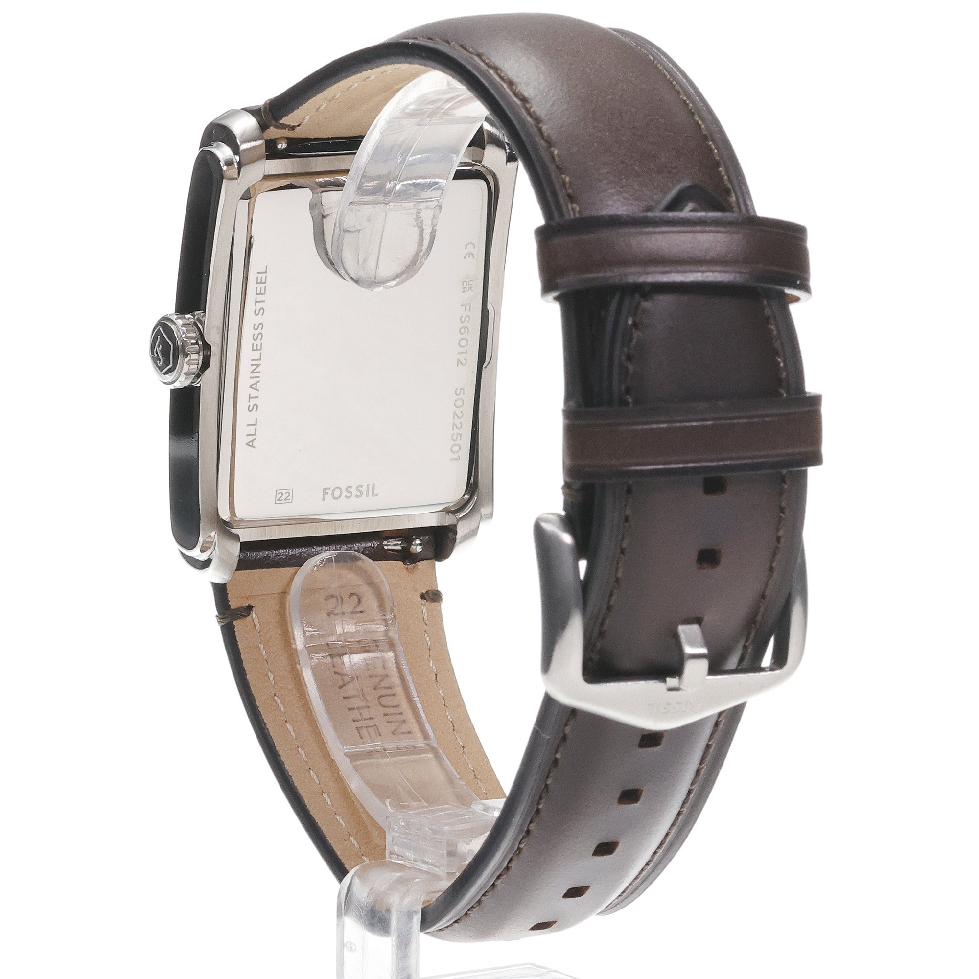 Fossil FS6012 zegarek srebrny klasyczny Męskie pasek - miniatura 4