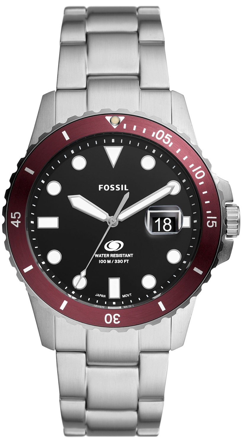 BLUE Stainless Steel 42mm Fossil FS6013 