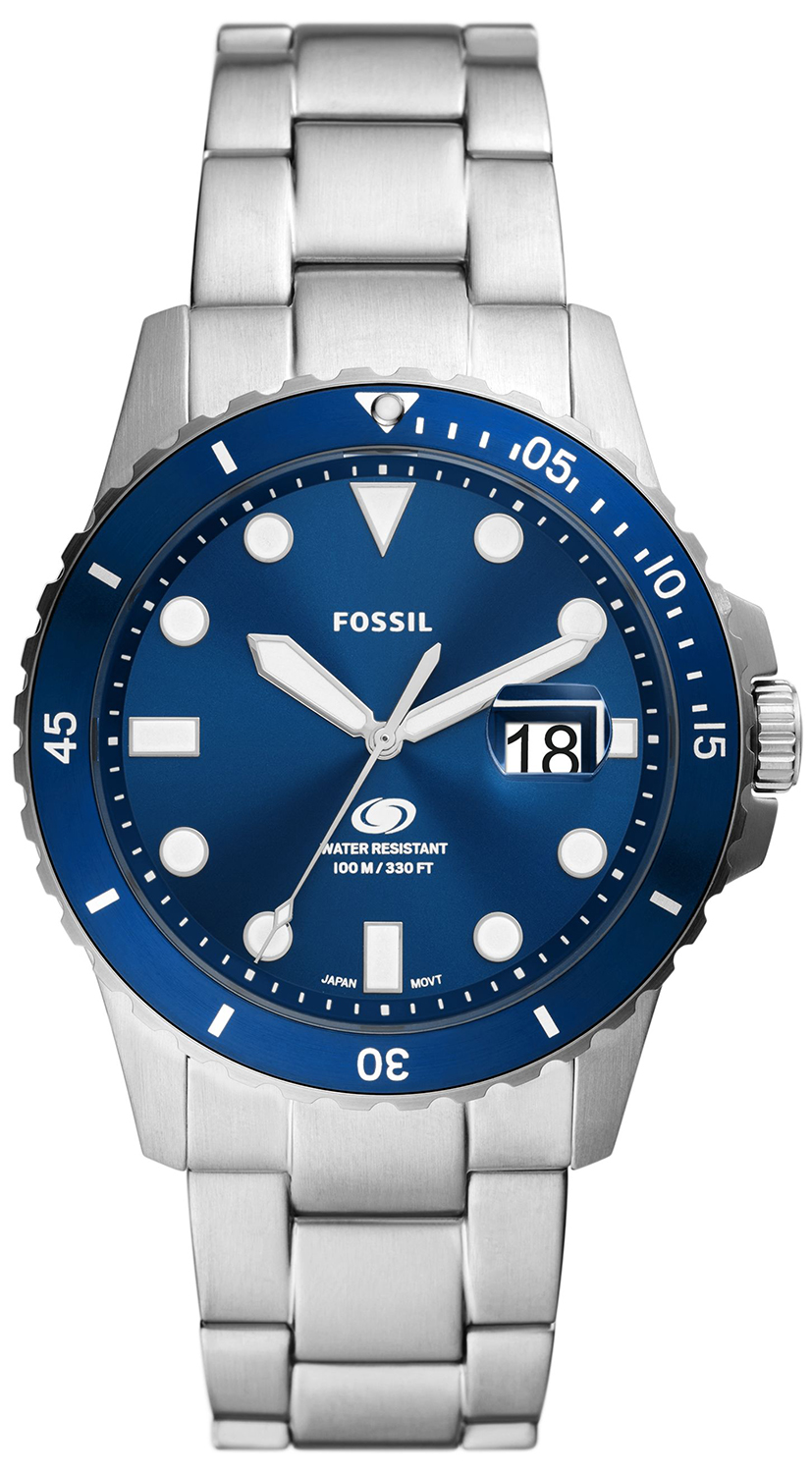BLUE Stainless Steel 42mm Fossil FS6029 