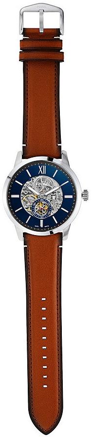 Fossil ME3154 zegarek srebrny klasyczny Townsman pasek - miniatura 2