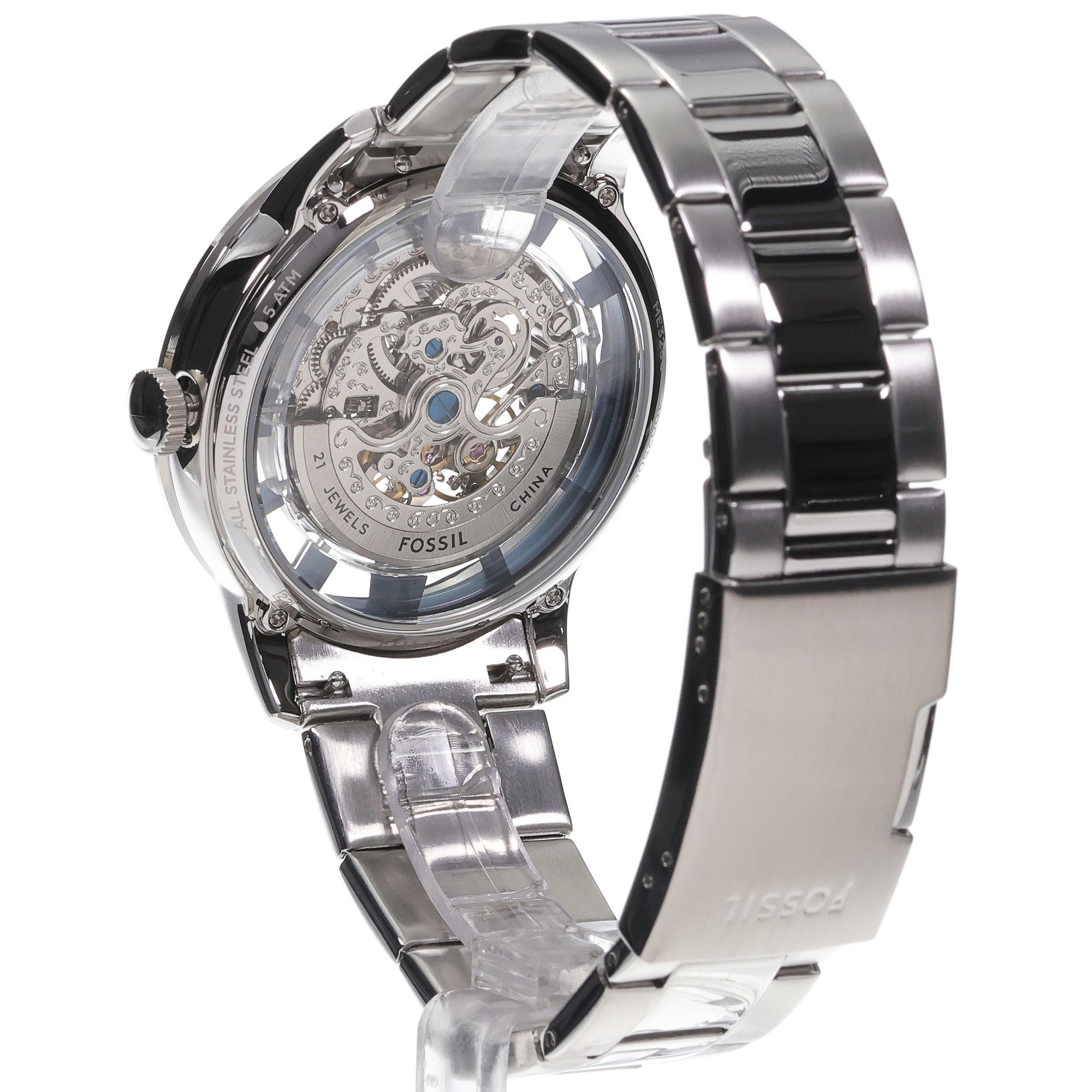 Fossil ME3260 Townsman TOWNSMAN AUTOMATIC Stainless Steel 44mm zegarek męski klasyczny mineralne - miniatura 4