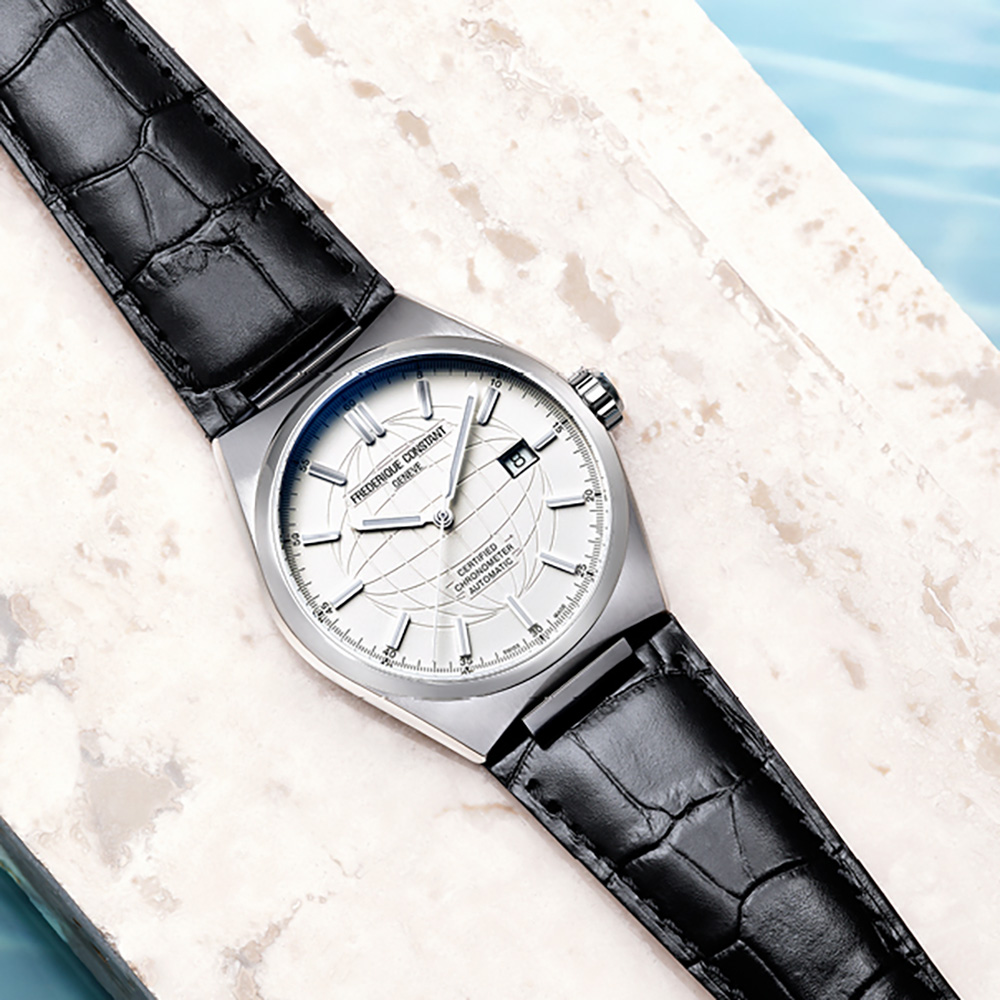 Frederique Constant FC-303S4NH6 HIGHLIFE AUTOMATIC COSC Highlife klasyczny zegarek srebrny - miniatura 2