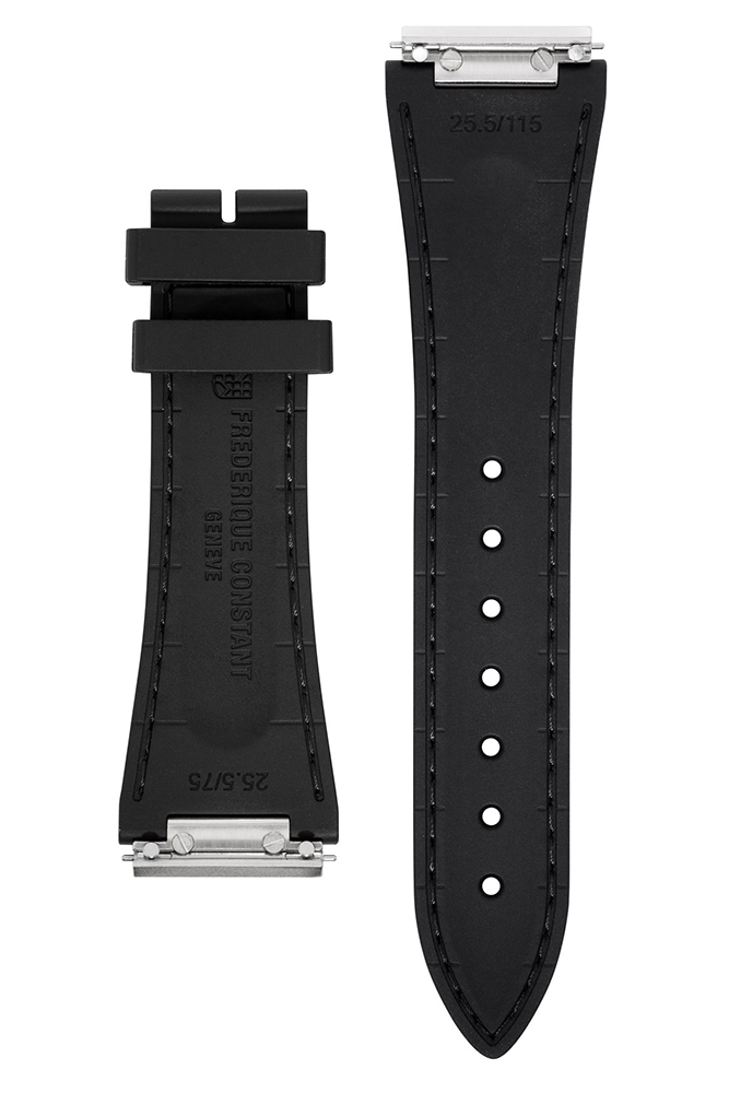 Frederique Constant FC-303S4NH6 zegarek srebrny klasyczny Highlife pasek - miniatura 5