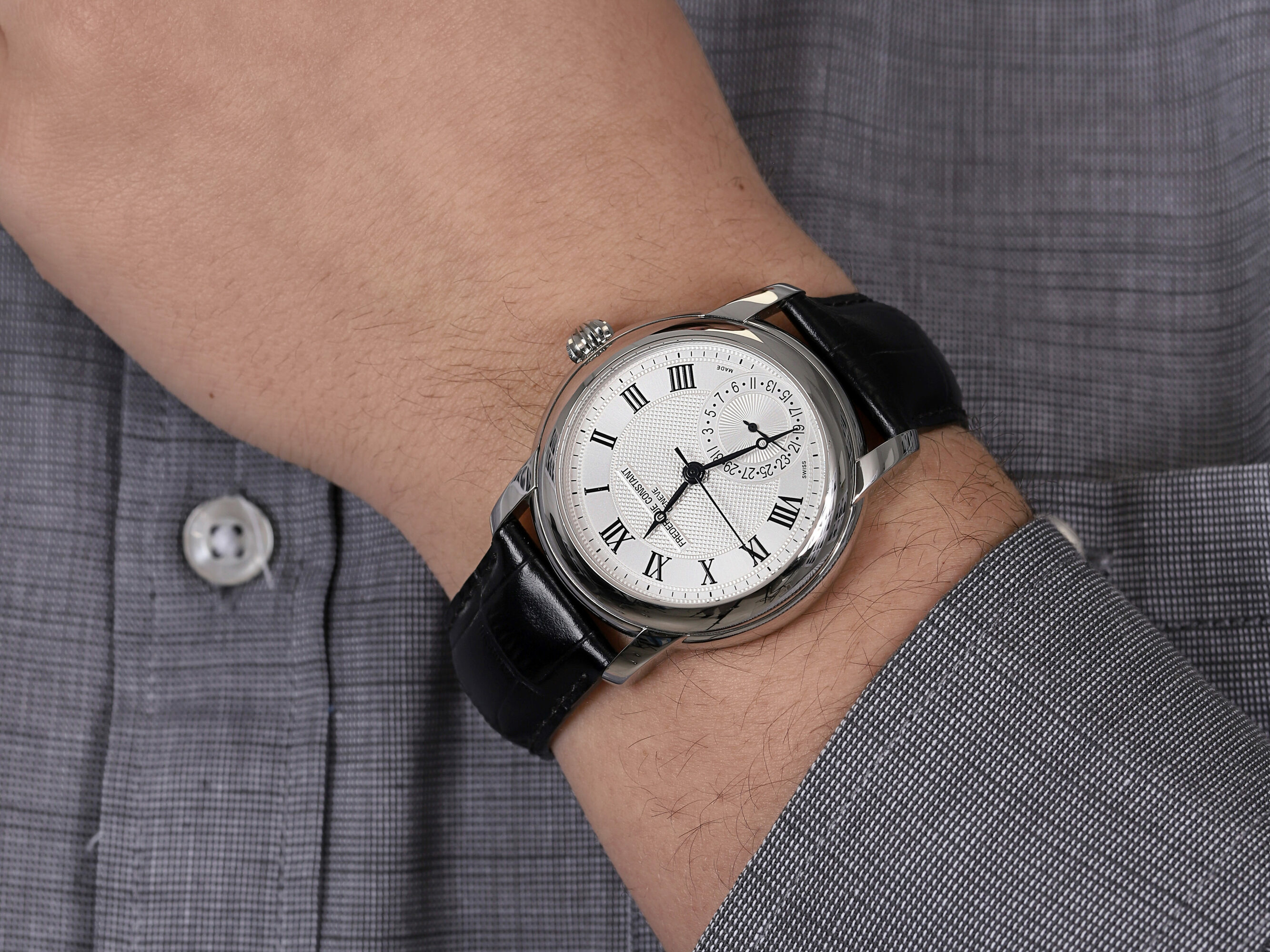 Frederique Constant FC-710MC4H6 CLASSIC MANUFACTURE zegarek klasyczny Manufacture - miniatura 2