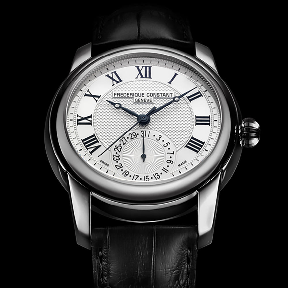 Frederique Constant FC-710MC4H6 Manufacture CLASSIC MANUFACTURE zegarek męski klasyczny szafirowe - miniatura 5