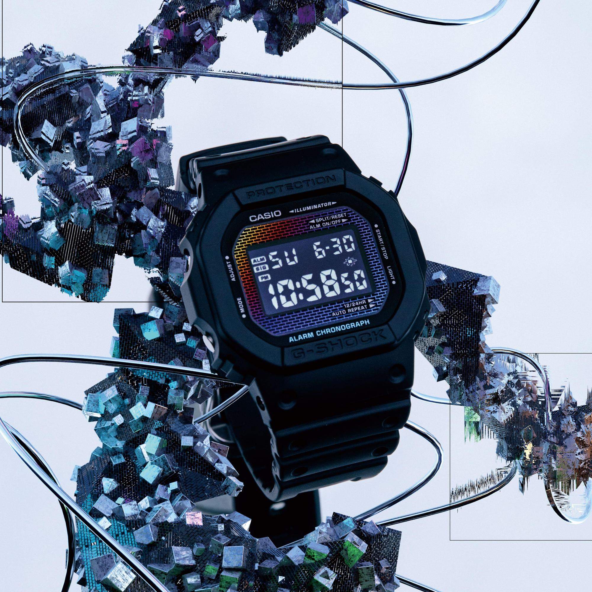 G-SHOCK DW-5600RW-1ER męski zegarek G-SHOCK Original pasek - miniatura 3