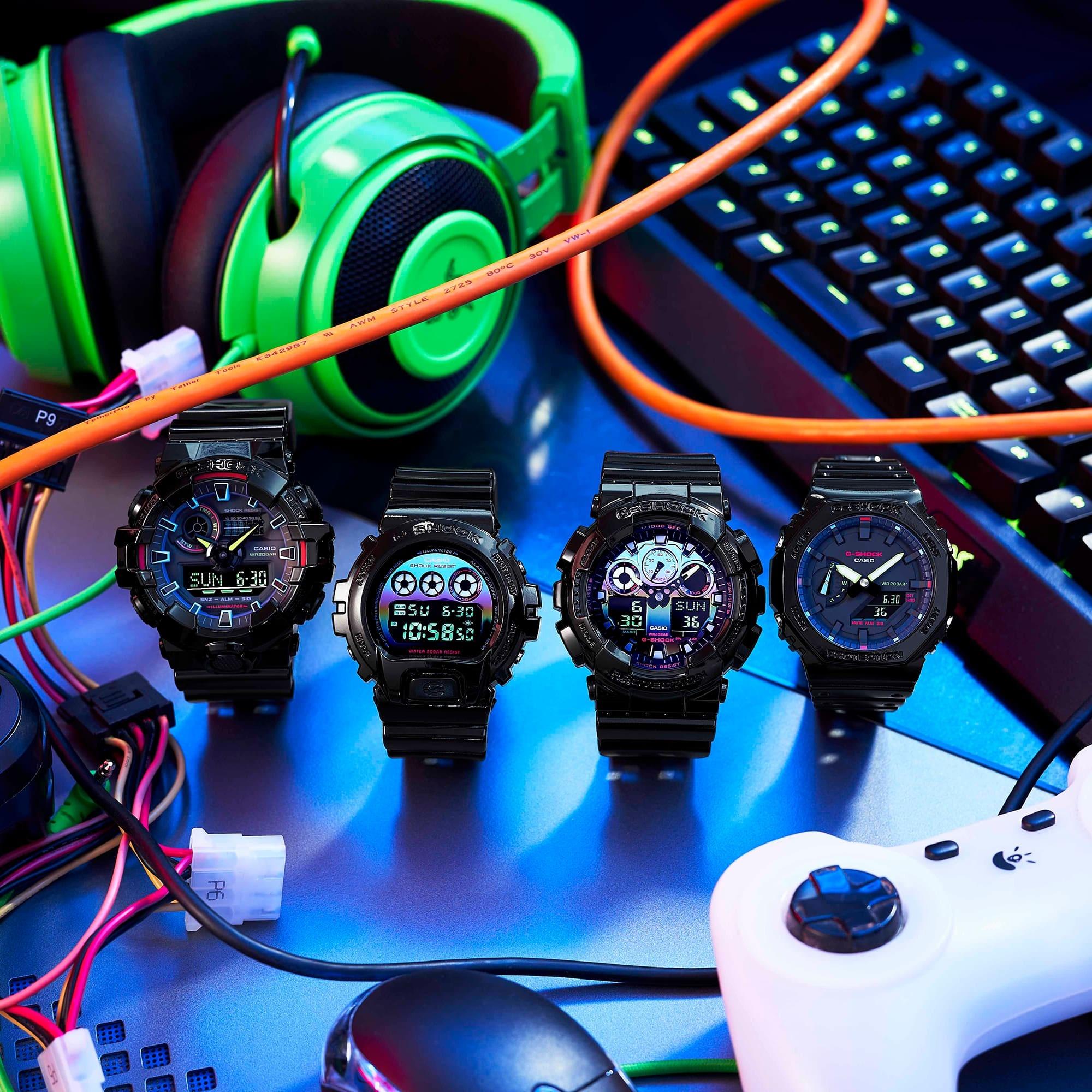 G-SHOCK DW-6900RGB-1ER G-SHOCK G-SHOCK VIRTUAL RAINBOW zegarek męski sportowy mineralne - miniatura 10